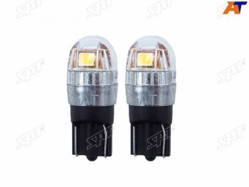 479 р. Лампа дополнительного освещения 12V W5W 1W120LM Canbus LED 6000-6500K, белая (Комплект 2 шт.) SAT ST-175-0056  с доставкой в г. Керчь. Увеличить фотографию 1