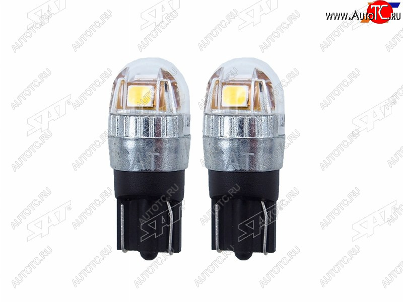 479 р. Лампа дополнительного освещения 12V W5W 1W120LM Canbus LED 6000-6500K, белая (Комплект 2 шт.) SAT ST-175-0056  с доставкой в г. Керчь