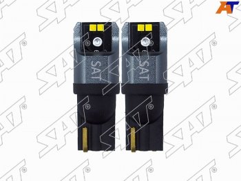 459 р. Лампа дополнительного освещения 12V W5W 1.7W150LM Canbus LED 6000-6500K, белая (Комплект 2 шт.) SAT ST-175-0057  с доставкой в г. Керчь. Увеличить фотографию 1