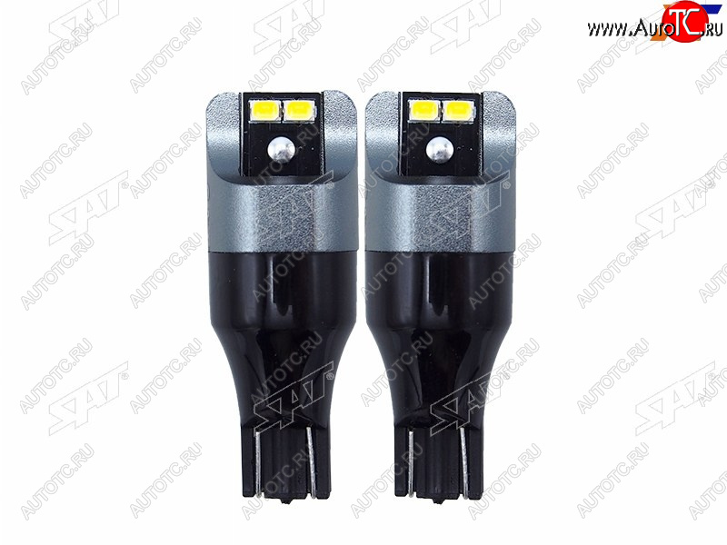 519 р. Лампа дополнительного освещения 12V W16W 1.9W210LM Canbus LED 6000-6500K, белая (Комплект 2 шт.) SAT ST-175-0059  с доставкой в г. Керчь