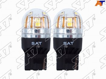 799 р. Лампа дополнительного освещения 12V W21W 2.8W320LM Canbus LED (Комплект 2 шт.) SAT ST-175-0060  с доставкой в г. Керчь. Увеличить фотографию 1