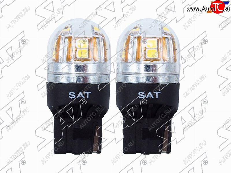 799 р. Лампа дополнительного освещения 12V W21W 2.8W320LM Canbus LED (Комплект 2 шт.) SAT ST-175-0060  с доставкой в г. Керчь