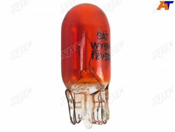 23 р. Лампа дополнительного освещения 12V 5W W5W Оранжевый цвет (без цоколя ) SAT ST-175-0055  с доставкой в г. Керчь. Увеличить фотографию 1