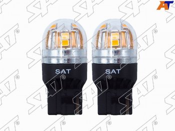 789 р. Лампа дополнительного освещения 12V WY21W 2.8W320LM Canbus LED (Комплект 2 шт.) SAT ST-175-0067  с доставкой в г. Керчь. Увеличить фотографию 1