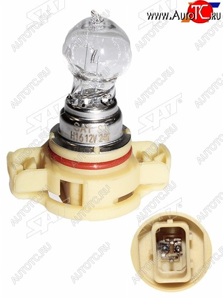349 р. Лампа головного освещения галогенная H16 PSX24W 12V24W (Цоколь H16 Евро) SAT ST-175-0080  с доставкой в г. Керчь