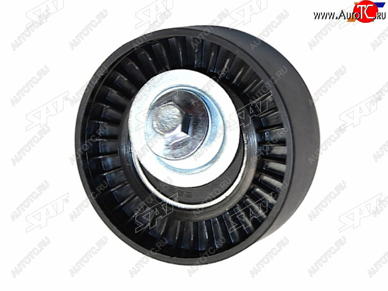 569 р. Ролик приводного ремня обводной FORD FIESTAFOCUSKUGAS-MAX 11- VOLVO V40V60S60S80 10- SAT ST-1754059  с доставкой в г. Керчь