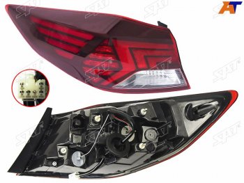 Левый фонарь (внешний, LED) SAT Hyundai Elantra  AD (2018-2020) рестайлинг