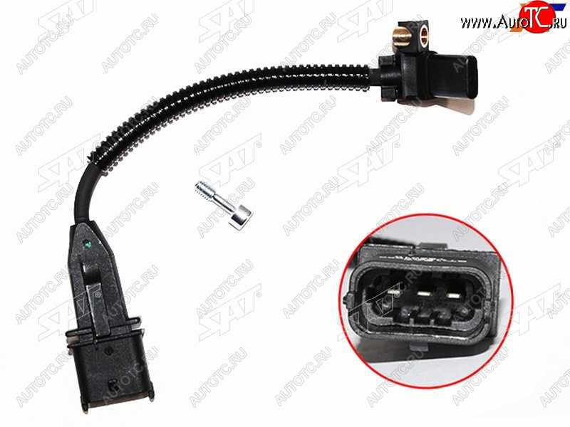 1 299 р. Датчик положения коленвала OPEL ASTRA H 04-10 ASTRA J 10- CORSA D 07- VECTRA C 02-08 SAT ST-193-0033  с доставкой в г. Керчь