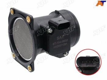 2 499 р. Расходомер воздуха VW PASSAT 98-05 SKODA OCTAVIA 97-11 AUDI A4 98-07 SAT ST-194-0032  с доставкой в г. Керчь. Увеличить фотографию 1