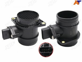 2 299 р. Расходомер воздуха VW GOLF 00-10 JETTA 99-09 TOUAREG 03-10 SAT ST-194-0046  с доставкой в г. Керчь. Увеличить фотографию 1