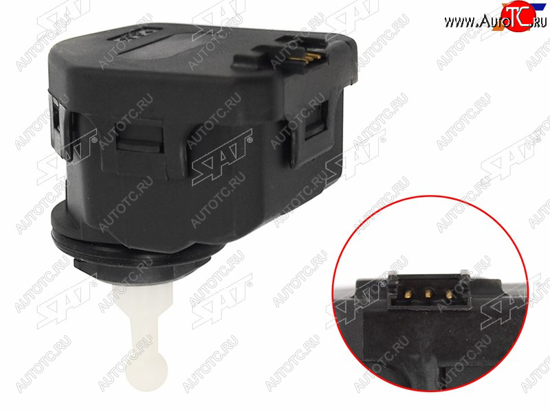 1 399 р. Моторчик фары VW PASSAT B5 00-05AUDI A4 94-01GOLF IV 97-03 SAT ST-1J0941295C  с доставкой в г. Керчь