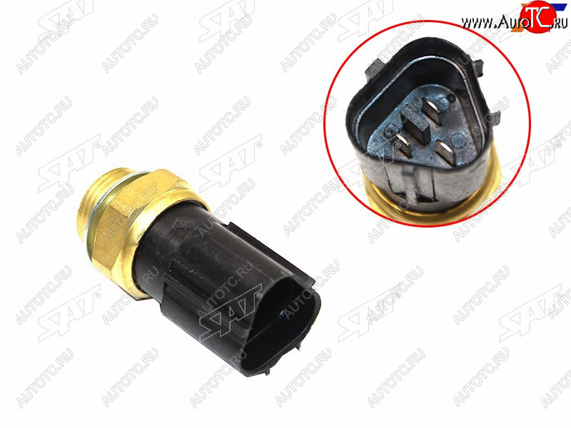 559 р. Датчик температуры включения вентилятора VOLKSWAGEN Polo 10-SKODA Rapid 12- SAT ST-1J0 959 481 A  с доставкой в г. Керчь