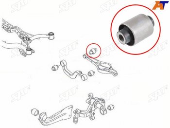 399 р. Сайлентблок Audi A3 03-13  Q3 11-19  Chery Tiggo 4 17-19  Skoda Octavia 04-13  Volkswagen Golf 0 SAT ST-1K0505311AB-B  с доставкой в г. Керчь. Увеличить фотографию 1