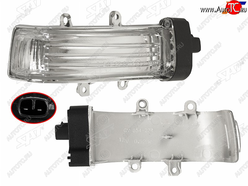 859 р. Поворот в зеркало (Справа) Toyota Noah 07-13  Ractis 05-10  RAV4 (XA30) 08-13  Voxy 07-13 SAT ST-202-0012  с доставкой в г. Керчь