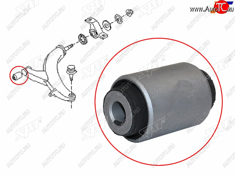 399 р. Сайлентблок Mazda 6 07-12  Subaru Forester 97-08  Impreza 92-07  Legacy 89-03  Outback 94-03 SAT ST-20204-SA000  с доставкой в г. Керчь