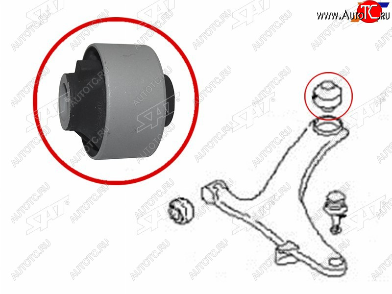 419 р. Сайлентблок Subaru Forester 07-19  Impreza 07-12  Legacy 03-09  Outback 03-09 SAT ST-20204-AG011  с доставкой в г. Керчь