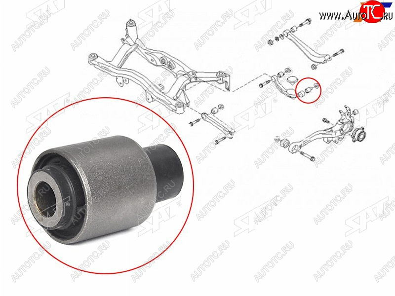 299 р. Сайлентблок Subaru Legacy 98-09  Outback 98-09  Legacy B4 98-03 SAT ST-20254-AE040  с доставкой в г. Керчь