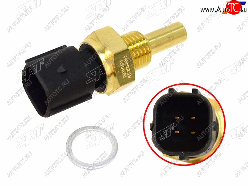 439 р. Датчик температуры ОЖ MERCEDES W210 96-02 W202 93-00 SPRINTER 95-06 VW LT 28-35 96-06              SAT ST-206-0043  с доставкой в г. Керчь