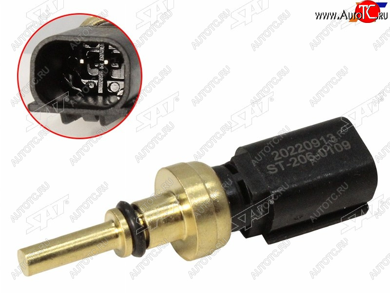 1 379 р. Датчик температуры ОЖ TOYOTA CAMRY 70 17- COROLLA 18- LC 300 21- RAV4 18- HIGHLANDER 20- SAT ST-206-0109  с доставкой в г. Керчь