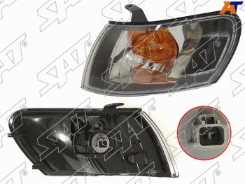 969 р. Габарит TOYOTA COROLLA 97-02 LH черный хрусталь SAT ST-212-15D8BL, st21215d8bl SAT ST-212-15D8BL  с доставкой в г. Керчь. Увеличить фотографию 2