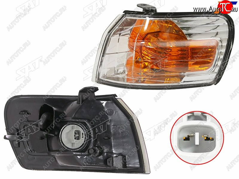769 р. Габарит Toyota Corolla (E110) 95-97 (Слева хром) SAT ST-212-1592CL  с доставкой в г. Керчь