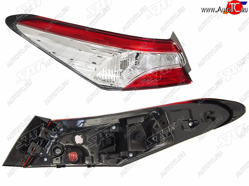6 449 р. Фонарь задний левый SAT  Toyota Camry  XV70 (2017-2021) дорестайлинг  с доставкой в г. Керчь