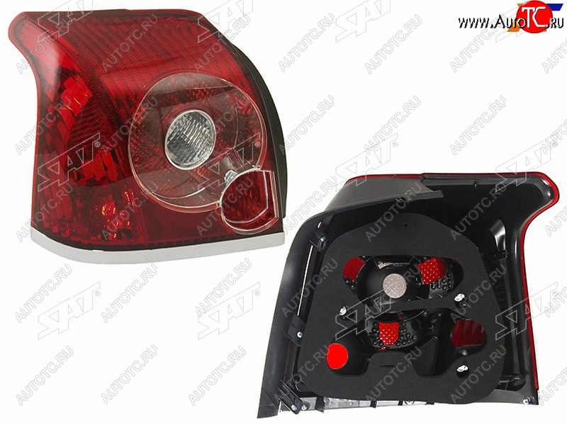 4 749 р. Фонарь задний левый SAT  Toyota Avensis  T250 седан (2006-2008) рестайлинг  с доставкой в г. Керчь