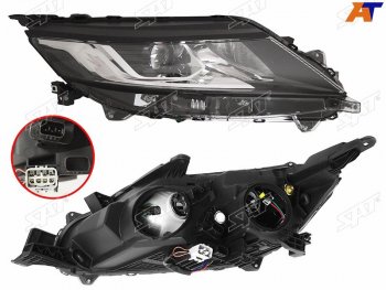 Фара правая (с электрокорректором) SAT Mitsubishi L200  5 KK,KL (2018-2022) рестайлинг