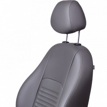 6 199 р. Комплект чехлов для сидений, (РЗСиС 60/40 Илана+Орегон), ТУРИН Lord Autofashion  Chevrolet Niva  2123 (2002-2020) дорестайлинг, рестайлинг (серый, вставка серая, строчка серая)  с доставкой в г. Керчь. Увеличить фотографию 5