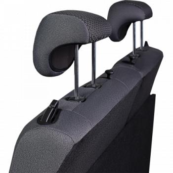 5 549 р. Комплект чехлов для сидений (ЦЗС Жаккард) Дублин Lord Autofashion Daewoo Nexia дорестайлинг (1995-2008) (серый, вставка Сеул серая)  с доставкой в г. Керчь. Увеличить фотографию 8