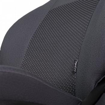 5 549 р. Комплект чехлов для сидений (ЦЗС Жаккард) Дублин Lord Autofashion Daewoo Nexia дорестайлинг (1995-2008) (серый, вставка Сеул серая)  с доставкой в г. Керчь. Увеличить фотографию 2