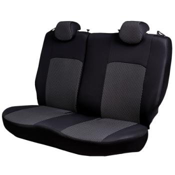 3 799 р. Комплект чехлов для сидений (1+2 мес. Жаккард) ДУБЛИН Lord Autofashion  CITROEN Jumper  290 (2014-2022), Fiat Ducato  290 (2014-2025), Peugeot Boxer  290 (2014-2025) (черный, Прямоугольник черный)  с доставкой в г. Керчь. Увеличить фотографию 5