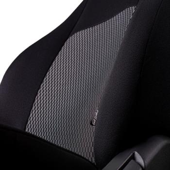 3 799 р. Комплект чехлов для сидений (1+2 мес. Жаккард) ДУБЛИН Lord Autofashion  CITROEN Jumper  290 (2014-2022), Fiat Ducato  290 (2014-2025), Peugeot Boxer  290 (2014-2025) (черный, Прямоугольник черный)  с доставкой в г. Керчь. Увеличить фотографию 7