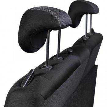 5 299 р. Комплект чехлов для сидений (ЦЗС Жаккард) Дублин Lord Autofashion  Лада нива 4х4  2131 (2019-2025) 5 дв. 1-ый рестайлинг, Урбан 5 дв. рестайлинг, (Legend) 5 дв. 2-ой рестайлинг (черный, вставка Сеул серая)  с доставкой в г. Керчь. Увеличить фотографию 5