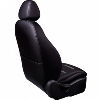 14 599 р. Комплект чехлов для сидений (РЗС 60/40 3Г Орегон) ТУРИН-2 Lord Autofashion Nissan Juke 1 YF15 рестайлинг (2014-2020) (черный, вставка черная+серая, строчка серая)  с доставкой в г. Керчь. Увеличить фотографию 4