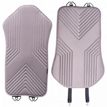 2 599 р. Накидка на сиденье (1 место Афины) ЛЮКС ст ВАН ВЭЙ Lord Autofashion   (серый, строчка серая)  с доставкой в г. Керчь. Увеличить фотографию 10