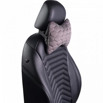 429 р. Подушка-косточка (Илана+Афины) КОСТОЧКА ст СОТА Lord Autofashion   (черный, графит, строчка серая)  с доставкой в г. Керчь. Увеличить фотографию 6