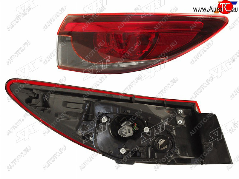 15 599 р. Фонарь задний правый (внешний) SAT  Mazda 6  GJ (2015-2018) 1 рестайлинг универсал, 1-ый рестайлинг седан  с доставкой в г. Керчь