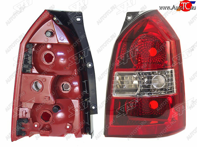 2 199 р. Фонарь задний правый SAT Hyundai Tucson JM (2004-2010)  с доставкой в г. Керчь
