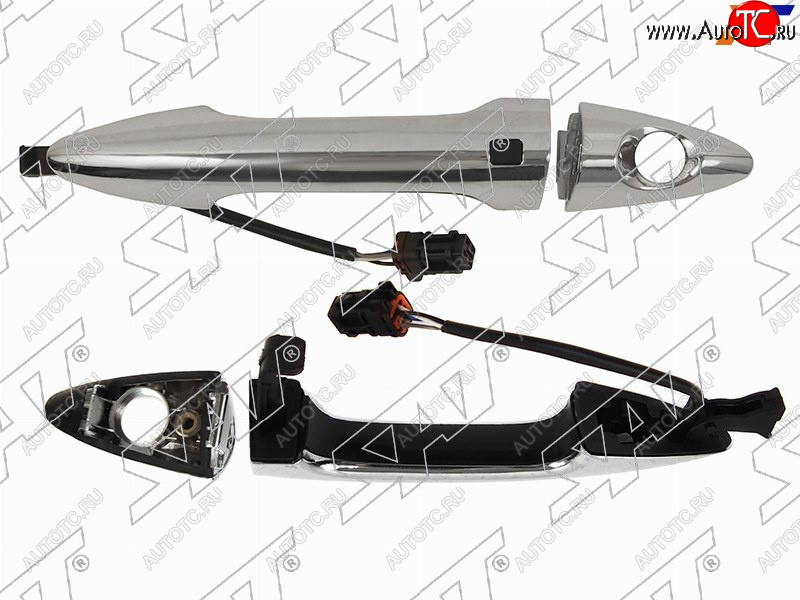 2 599 р. Ручка двери Kia Rio 11-17 (Спереди Слева SMART KEY) SAT ST-226-0039  с доставкой в г. Керчь