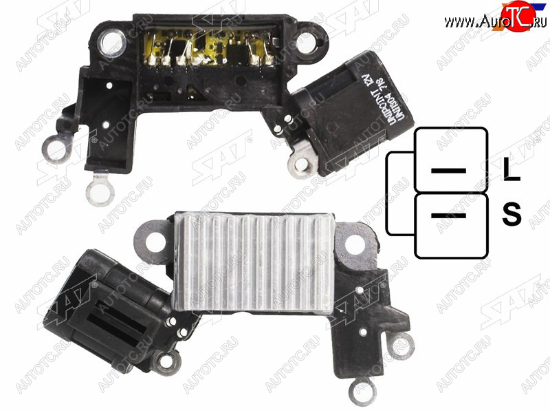 859 р. Реле-регулятор напряжения генератора NISSAN MURANO 04-08TEANA 03-13X-TRAIL 01-14(HITACHI)(из 2-ух SAT ST-23124-AU401  с доставкой в г. Керчь