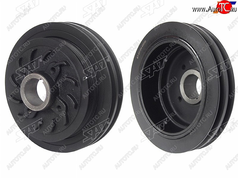 4 899 р. Шкив коленвала HYUNDAI H-1STAREX 97-07PORTER 04-KIA BONGO 06-PREGIO 97-05 2001- двиг. D4BH4D56 SAT ST-23124-42030  с доставкой в г. Керчь
