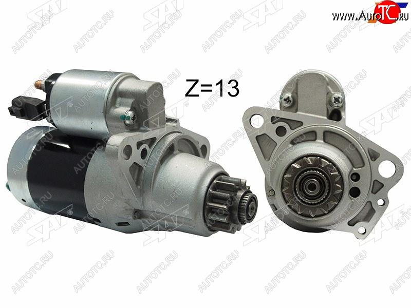 4 099 р. Стартер Nissan Murano 02-08  Primera 01-08  Serena 99-05  Teana 03-08 (1,4 kW Z=13 (короткое ух SAT ST-23300-8H300  с доставкой в г. Керчь