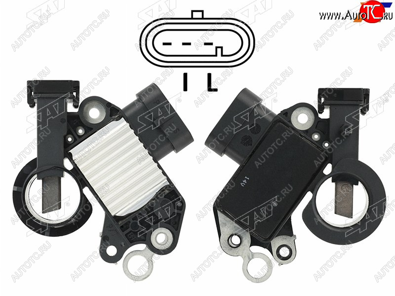 779 р. Реле-регулятор напряжения генератора DAEWOOCHEVROLET LACETTINUBIRA 04-13 F14D3F16D3F18D3 SAT ST-235-0003  с доставкой в г. Керчь
