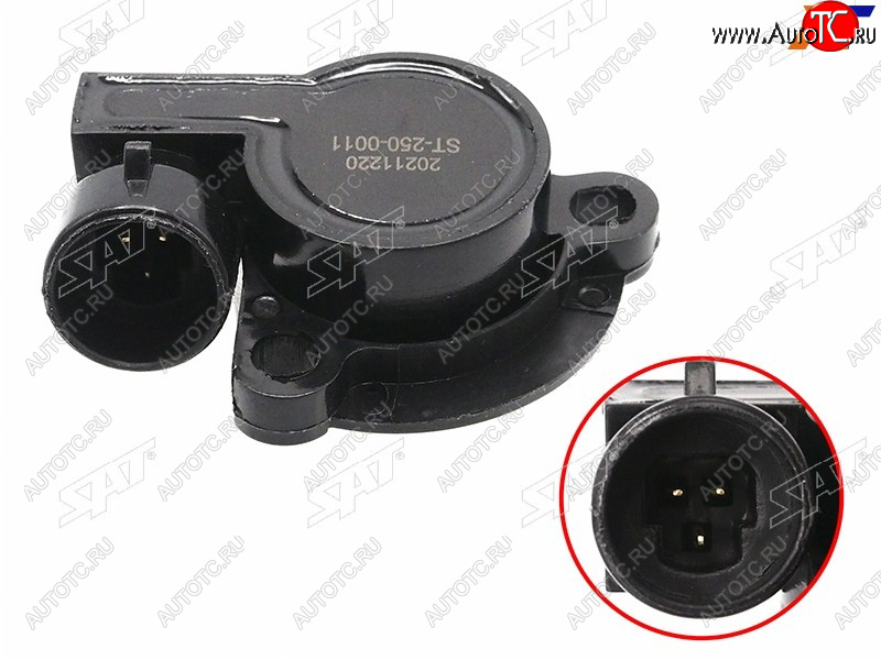 319 р. Датчик положения дроссельной заслонки LADA 21089910111215 86-13 CHEVROLET NIVA 02-20 SAT ST-250-0011  с доставкой в г. Керчь