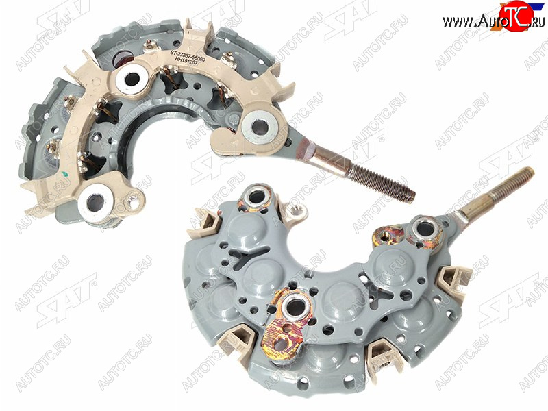 969 р. Диодный мост генератора TOYOTA 2C1FZ3VZ5VZ4AF12NZFE (8 диодов) SAT ST-27357-55080  с доставкой в г. Керчь