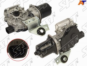 1 329 р. Мотор трапеции стеклоочистителя NISSAN ALMERA (RUS) 12-                                              SAT ST-28810-4AA0A  с доставкой в г. Керчь. Увеличить фотографию 1