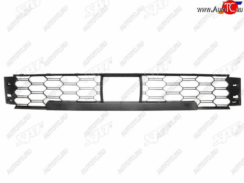 1 299 р. Нижняя решетка переднего бампера SAT  Skoda Rapid  MK2 (2019-2025) (под датчик дистанции)  с доставкой в г. Керчь