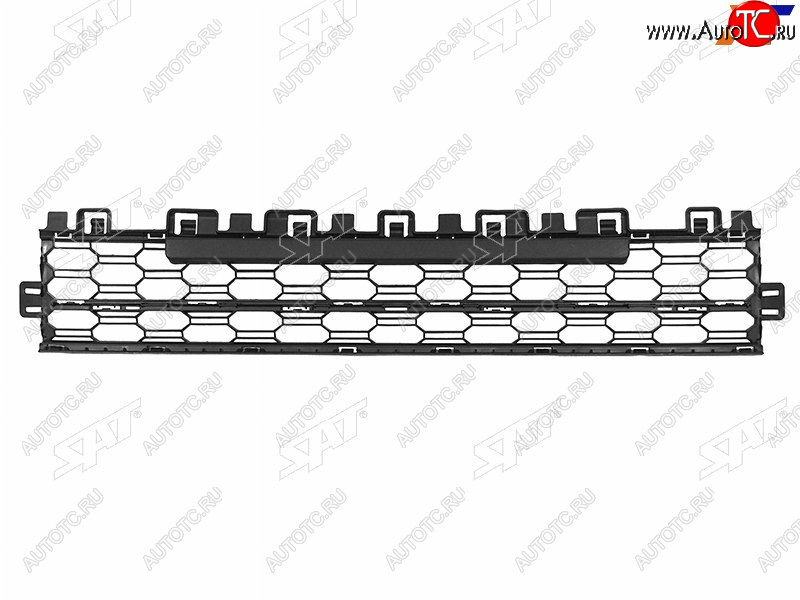 1 249 р. Нижняя решетка переднего бампера SAT  Skoda Octavia  A8 (2019-2022) универсал (под хром молдинг)  с доставкой в г. Керчь