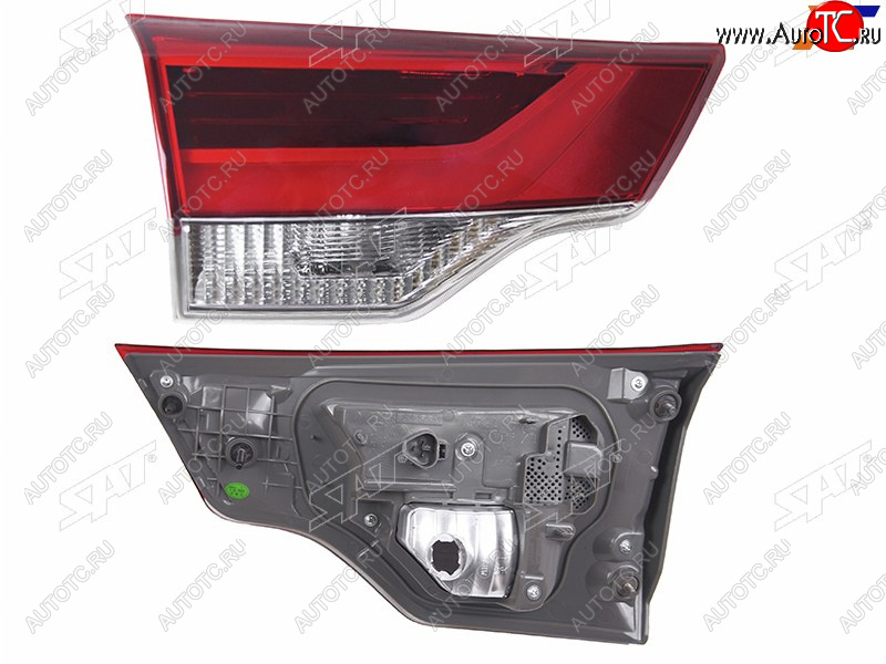 5 449 р. Левый фонарь (внутренний) SAT  Toyota Highlander  XU50 (2016-2020) рестайлинг  с доставкой в г. Керчь